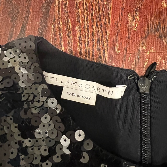 Stella McCartney Sequin and Mesh Mini Dress - Picture 4 of 12